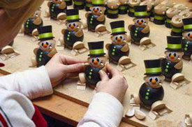 Montage einer Kugelrauchfigur