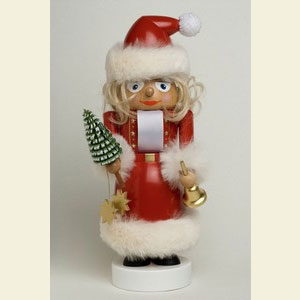 Nutcrackers Santa Claus Nutcracker Mrs. Santa Claus - 28cm / 11 inches
