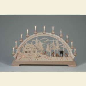 Candle Arches Fret Saw Work Candle Arch Deer - 65 x 40cm / 26 x 16 inches