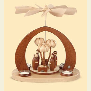 Christmas-Pyramids 1-tier Pyramids 1-tier pyramid - A Child is borne - 36 cm / 14 inches