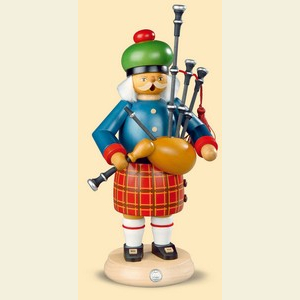 Smokers Hobbies Smoker Scotsman with bagpipe - 27cm / 11 inch