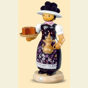 Smokers Misc. Smokers Smoker Black Forest Lady with smoking pot - 25cm / 10 inch