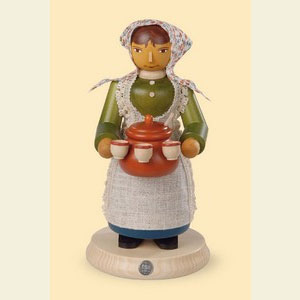 R�ucherm�nner Berufe R�ucherm�nnchen Gl�hweinverk�uferin - 25 cm