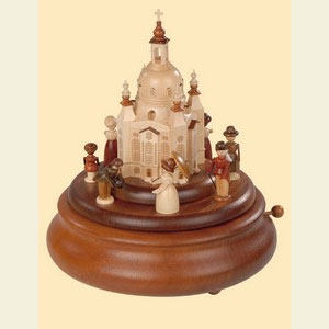 Spieldosen Diverse Motive Elektronische Bluetooth-Spieldose Historische Figuren an der Frauenkirche - 22 cm