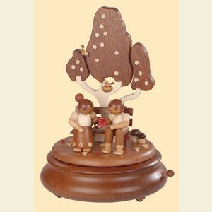 Music Boxes Seasons Electronic Bluetooth Music Box Loving couple - 27 cm / 11 inches