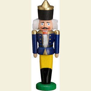 Nu�knacker K�nige Nussknacker K�nig blau - 9cm