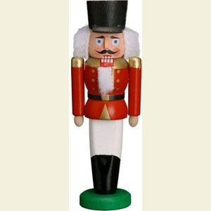 Nu�knacker Soldaten Nussknacker Husar rot - 9cm