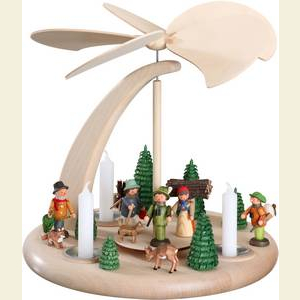 Weihnachtspyramiden 1-st�ckige Pyramiden 1 - st�ckige Pyramide - Waldleute - 25cm