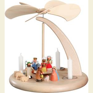 Christmas-Pyramids 1-tier Pyramids 2 - tier pyramid - A Child is born - 25cm / 10 inch