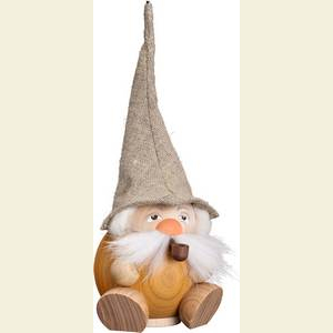 R�ucherm�nner Sonstige Figuren R�ucherm�nnchen Waldzwerg sandgelb - 18cm