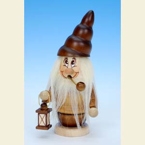 Smokers Misc. Smokers Smoker Mini-Gnome with lantern - 16,5cm / 6,5 inch