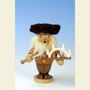 R�ucherm�nner Berufe R�ucherm�nnchen Schwibbogenbauer natur - 17,5cm