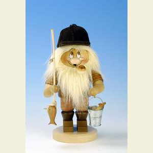Smokers Hobbies Smoker Gnome Fisherman - 28,5cm / 11 inch
