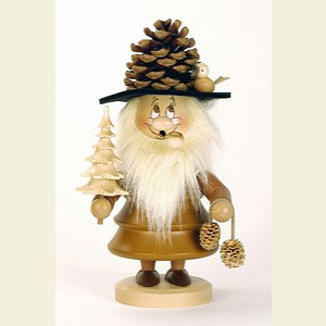 R�ucherm�nner Sonstige Figuren R�ucherm�nnchen Wichtel Zapfenm�nnchen - 33 cm