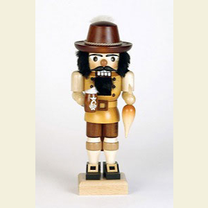 Nutcrackers Hobbies Nutcracker Bavarian natural colors - 26 cm / 10 inches