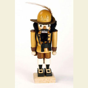 Nutcrackers Professions Nutcracker Forester natural colors - 25 cm / 10 inches