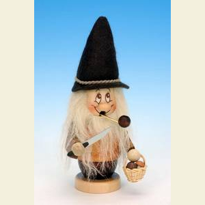 Smokers Hobbies Smoker Gnome Mushroom picker - 17cm / 7 inch