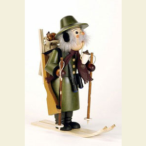 Smokers Professions Smoker Forester with Ski  26,5 cm / 10 inches