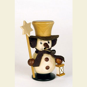 R�ucherm�nner Schneem�nner R�ucherm�nnchen Schneebub Sternentr�ger natur - 10,5 cm