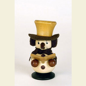 Smokers Snowmen Smoker Snowboy Singer natural colors - 10,5 cm / 4 inches