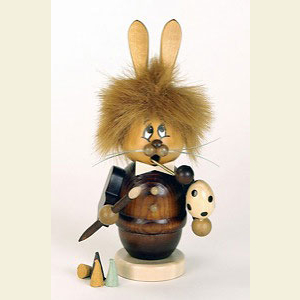 Smokers Animals Smoker Gnome Bunny (male) - 16,5 cm / 6 inches
