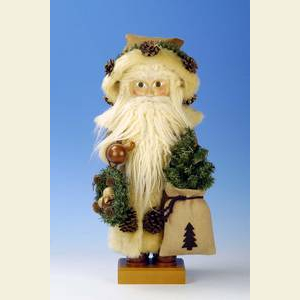 Nutcrackers Santa Claus Nutcracker Santa Claus rustic Carved - 46,5cm / 18 inch - Limited Edition