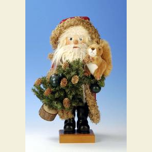 Nu�knacker Weihnachtsm�nner Nussknacker Weihnachtsmann mit Eichh�rnchen - 47cm - Limitierter Nussknacker