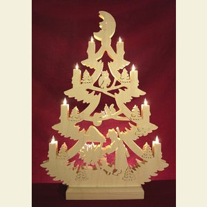 World of Light Light Triangles Light-Triangle - Christmas Tree - 47x34x5,5 cm / 18x13x2 inches