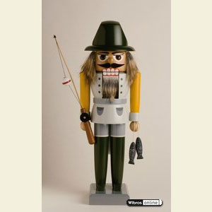 Nu�knacker Berufe Nussknacker Angler - 27 cm