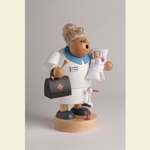 R�ucherm�nner Berufe R�ucherm�nnchen Hebamme - 20cm