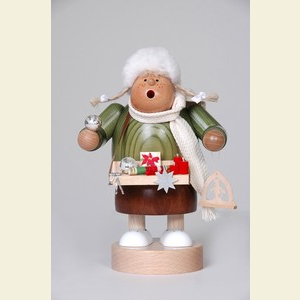 Smokers Professions Smoker Christmas Fair Sales Woman - 20cm / 8 inch
