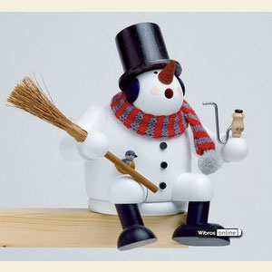 Smokers Snowmen Smoker Snowman - 17 cm / 7 inches
