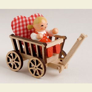 Kleine Figuren & Miniaturen alles Andere M�dchen mit Handwagen - 5 cm