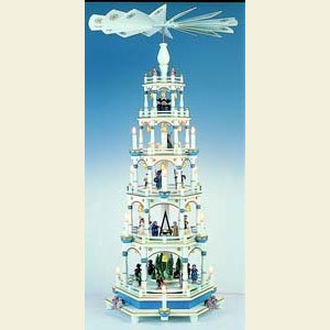 Christmas-Pyramids 6-tier Pyramids 6-tier Pyramid - Garden of Eden - 106 cm / 42 inch
