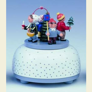 Spieldosen Jahreszeiten Spieldose Winterkinder - 12 cm