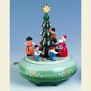 Spieldosen Weihnachten Spieldose Bescherung - 24 cm