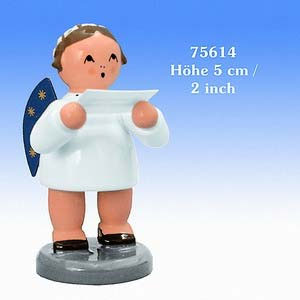 Angels Orchestra of Angels (KWO) Angel with note sheet  - 5 cm / 2 inch