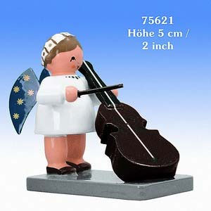 Angels Orchestra of Angels (KWO) Angel with Bass  - 5 cm / 2 inch