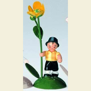 Kleine Figuren & Miniaturen Blumenkinder Blumenkind Junge - 6 cm