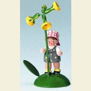 Kleine Figuren & Miniaturen Blumenkinder Blumenkind M�dchen - 6 cm