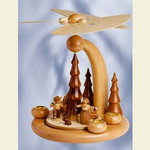 Weihnachtspyramiden 1-st�ckige Pyramiden 1-st�ckige Pyramide - Waldleute - 30 cm