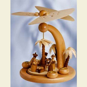 Christmas-Pyramids 1-tier Pyramids 1-tier Pyramid - Nativity - 30 cm / 12 inch