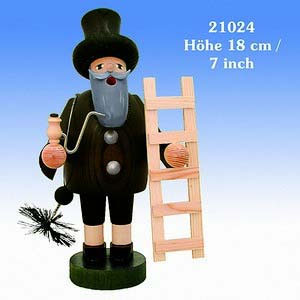 Smokers Professions Smoker Chimney sweeper with ladder - 18 cm / 7 inch