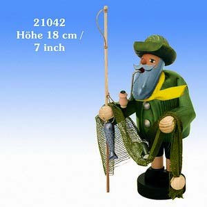 Smokers Professions Smoker Fisherman - 18 cm / 7 inch