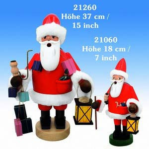 Smokers Santa Claus Smoker Santa Claus with Lantern -  21 cm - 8 inch