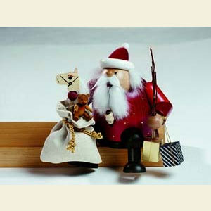 Smokers Santa Claus Smoker Edge stool - Santa Claus - 16 cm / 6 inch