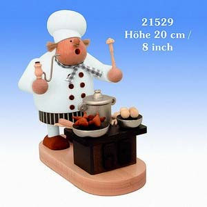 R�ucherm�nner Berufe R�ucherm�nnchen Koch am Herd - 20 cm
