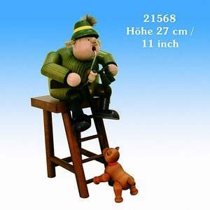 R�ucherm�nner Berufe R�ucherm�nnchen J�ger auf Hochsitz - 27 cm