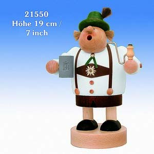 Smokers Misc. Smokers Smoker Bavarian with stein - 20 cm / 8 inch