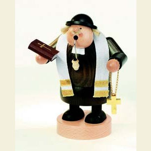 Smokers Professions Smoker Preacher with bibel - 19 cm / 7 inch